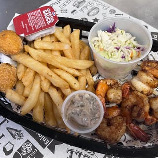 Grilled Shrimp Basket